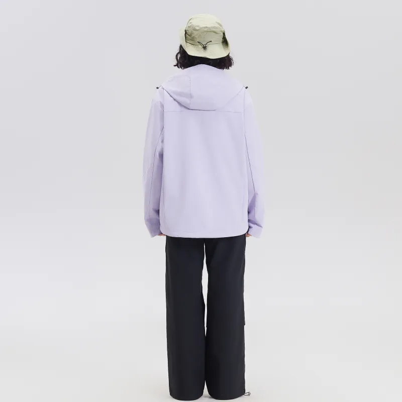 BOBBY ABLEY Water-Resistant Windproof Wear-Resistant Windbreaker Jacket Unisex Dragon Scales Yellow-9
