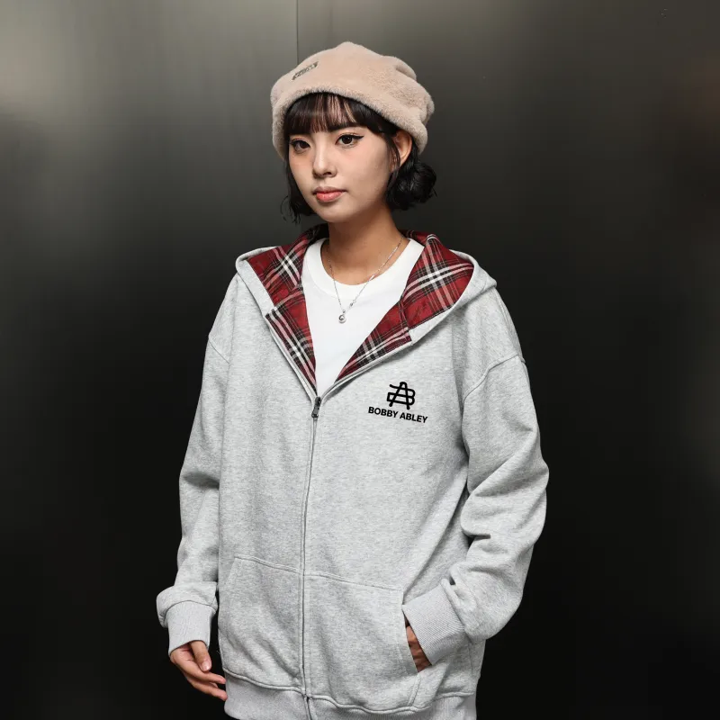 BOBBY ABLEY Sweatshirt Unisex White Heather Gray-28