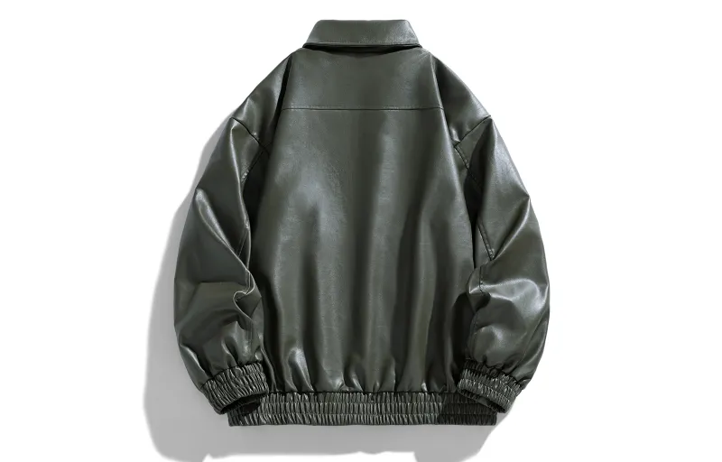 BOBBY ABLEY Leather Jacket Unisex-22
