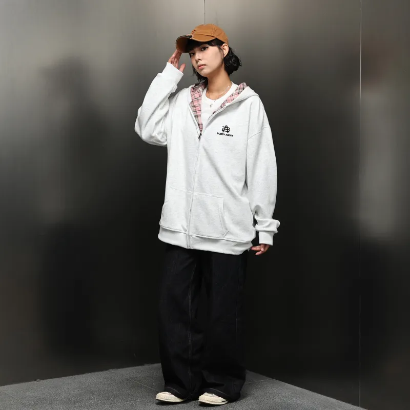 BOBBY ABLEY Sweatshirt Unisex White Heather Gray-3