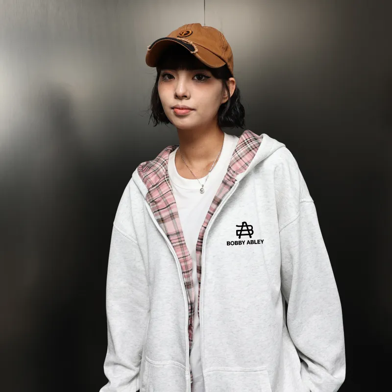 BOBBY ABLEY Sweatshirt Unisex White Heather Gray-2