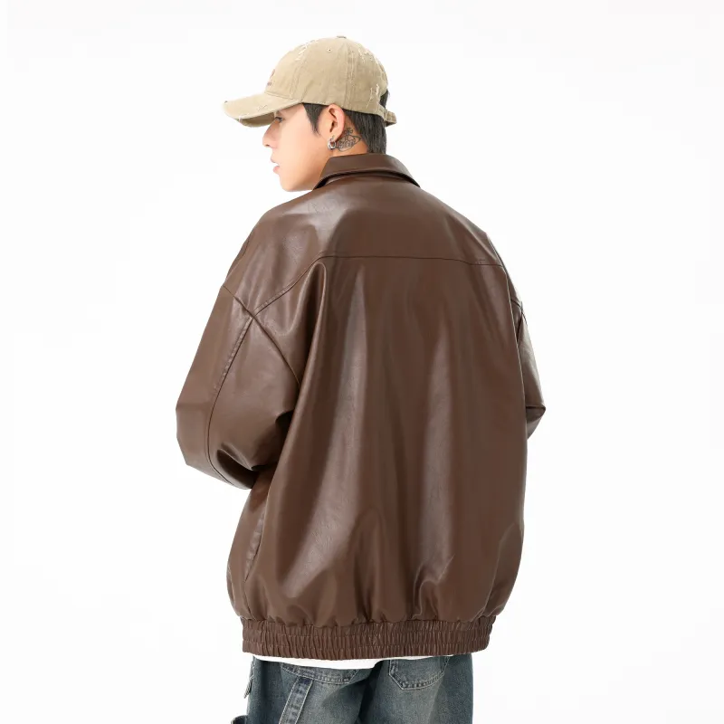 BOBBY ABLEY Leather Jacket Unisex-18