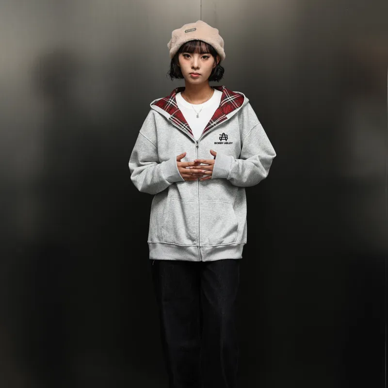 BOBBY ABLEY Sweatshirt Unisex White Heather Gray-27