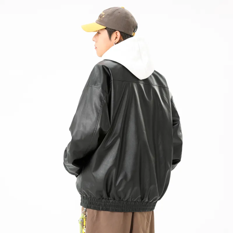 BOBBY ABLEY Leather Jacket Unisex-4