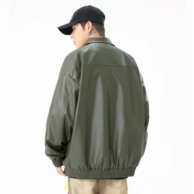BOBBY ABLEY Leather Jacket Unisex-25