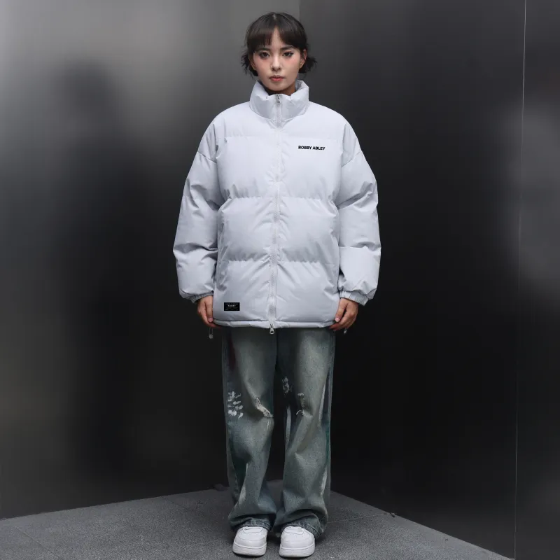 BOBBY ABLEY Puffer Jacket Unisex Dark Purple-34