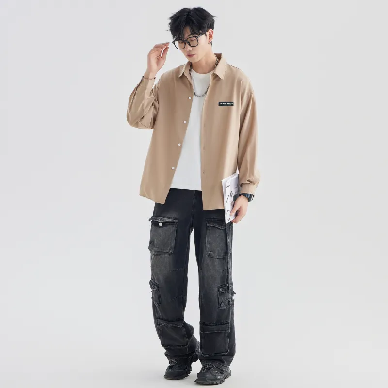 BOBBY ABLEY Shirt Coat Fall And Winter Unisex-59