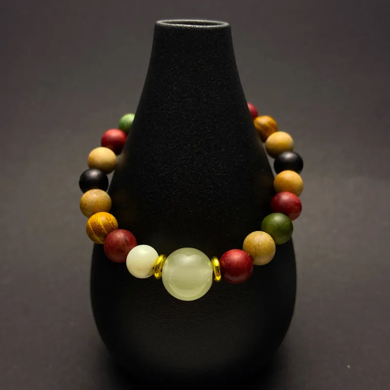 ERXI Sandalwood Wooden Bracelets Unisex-24