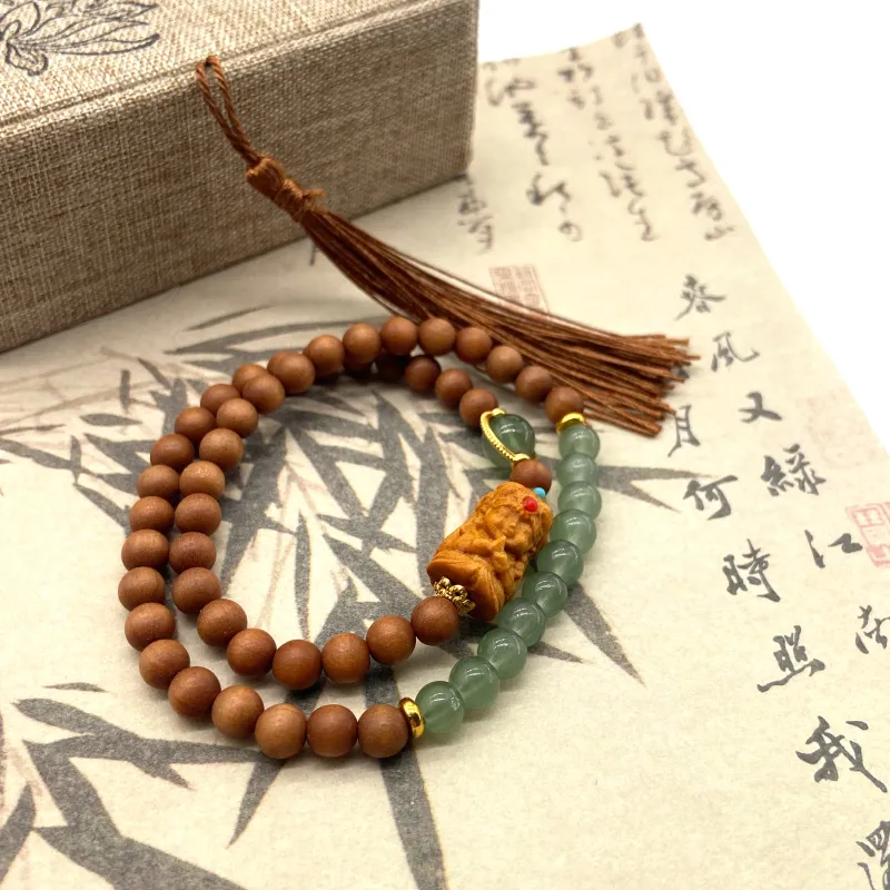 ERXI Barbie Sandalwood Bracelets Unisex-3