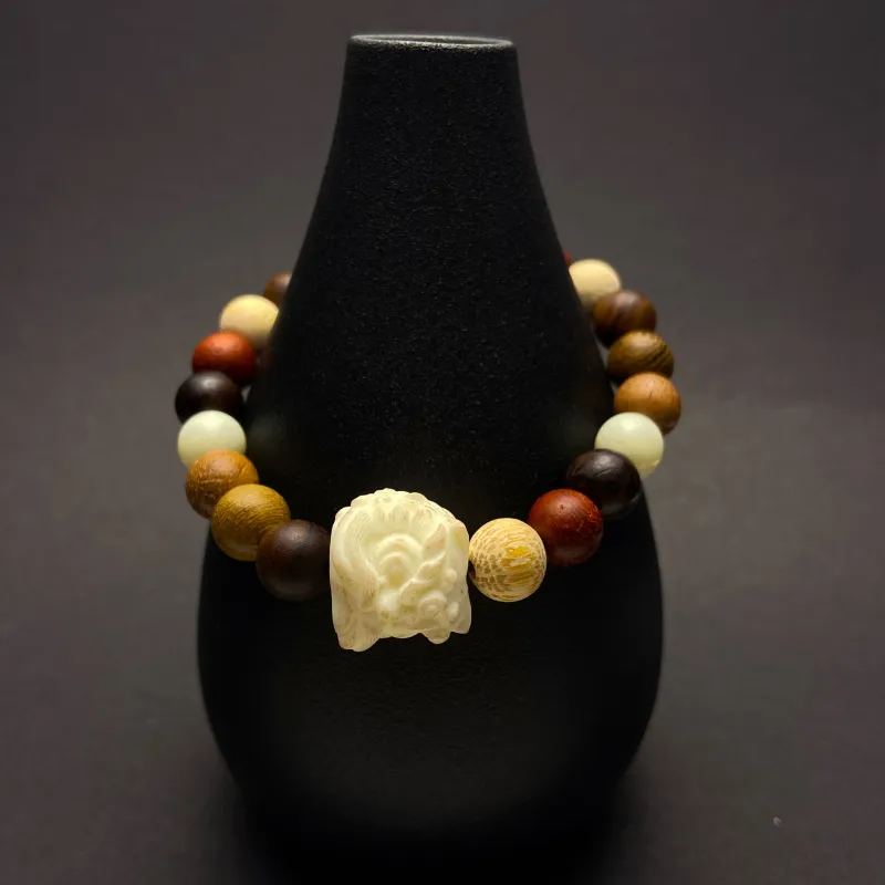 ERXI Sandalwood Wooden Bracelets Unisex-11