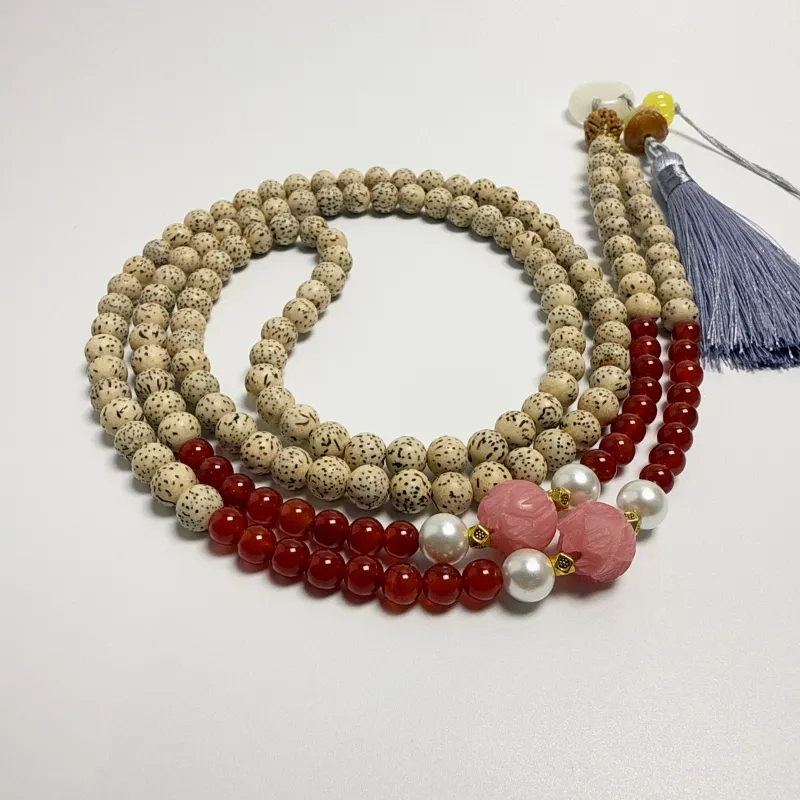 ERXI Star Moon Bodhi Seeds Necklaces Unisex-5