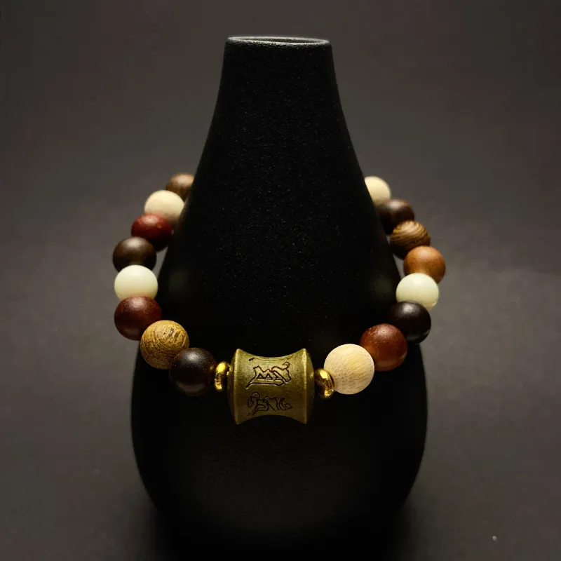 ERXI Sandalwood Wooden Bracelets Unisex-8