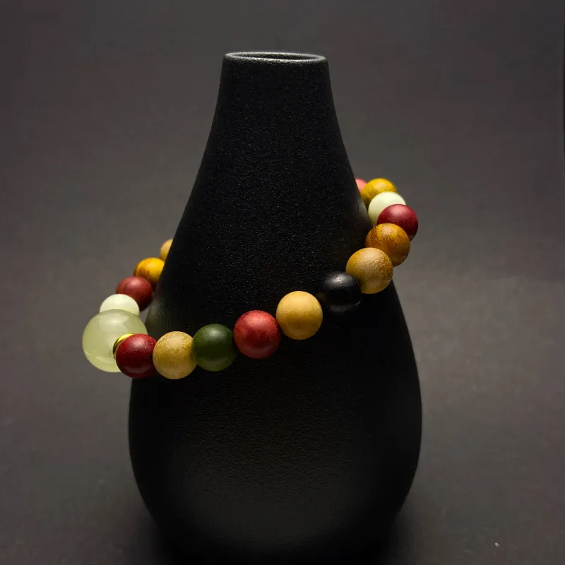 ERXI Sandalwood Wooden Bracelets Unisex-22