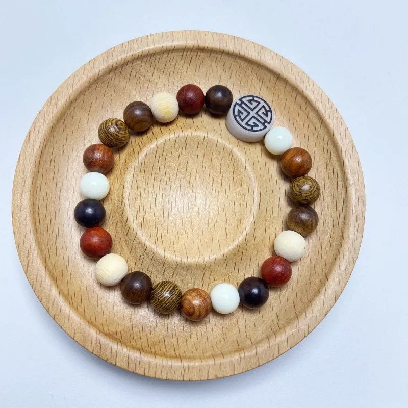 ERXI Sandalwood Wooden Bracelets Unisex-28