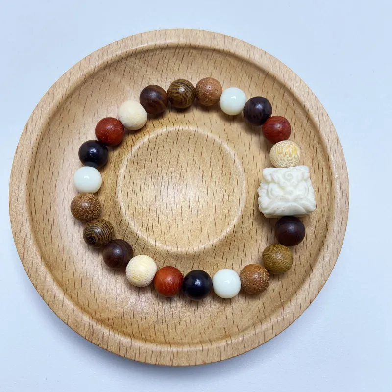 ERXI Sandalwood Wooden Bracelets Unisex-12