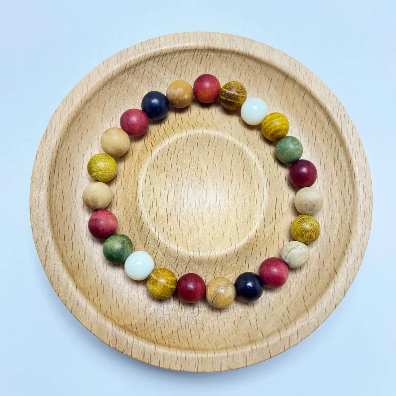 ERXI Sandalwood Wooden Bracelets Unisex-34