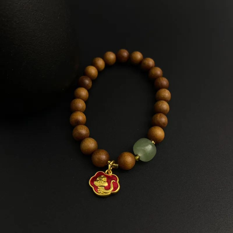 ERXI Sandalwood Wooden Bracelets Unisex-1