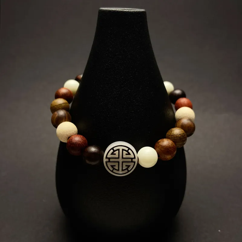 ERXI Sandalwood Wooden Bracelets Unisex-26