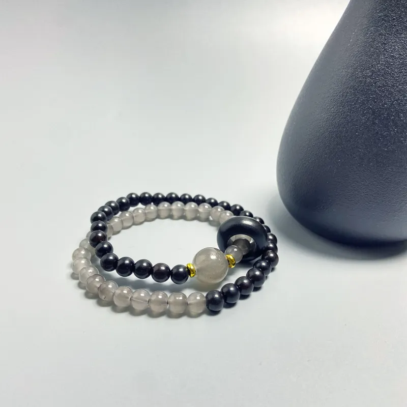 ERXI African Blackwood Wooden Bracelets Unisex-3
