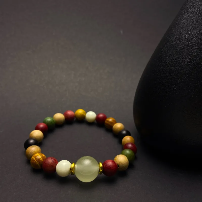 ERXI Sandalwood Wooden Bracelets Unisex-23