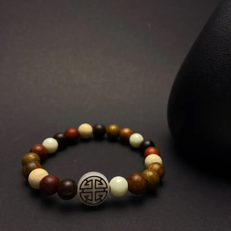 ERXI Sandalwood Wooden Bracelets Unisex-27