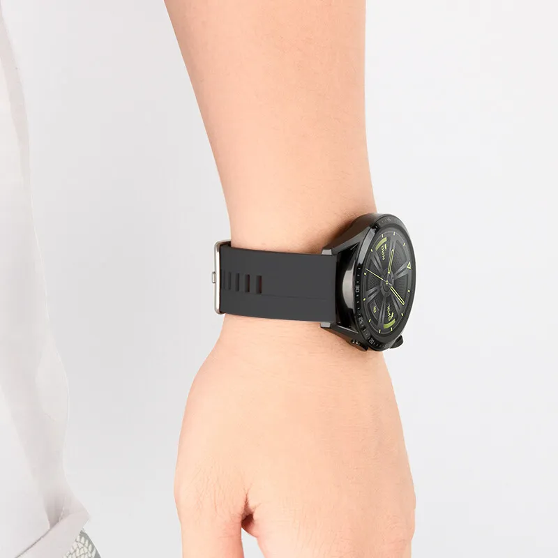 AMKE Huawei Compatibility Watch Band 210mm Silicone Material-4