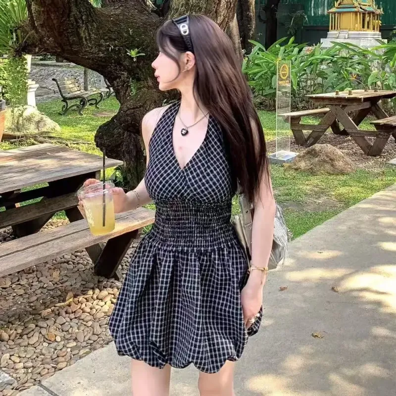 COMMA GIRL Sleeveless Dress Women's Black-4