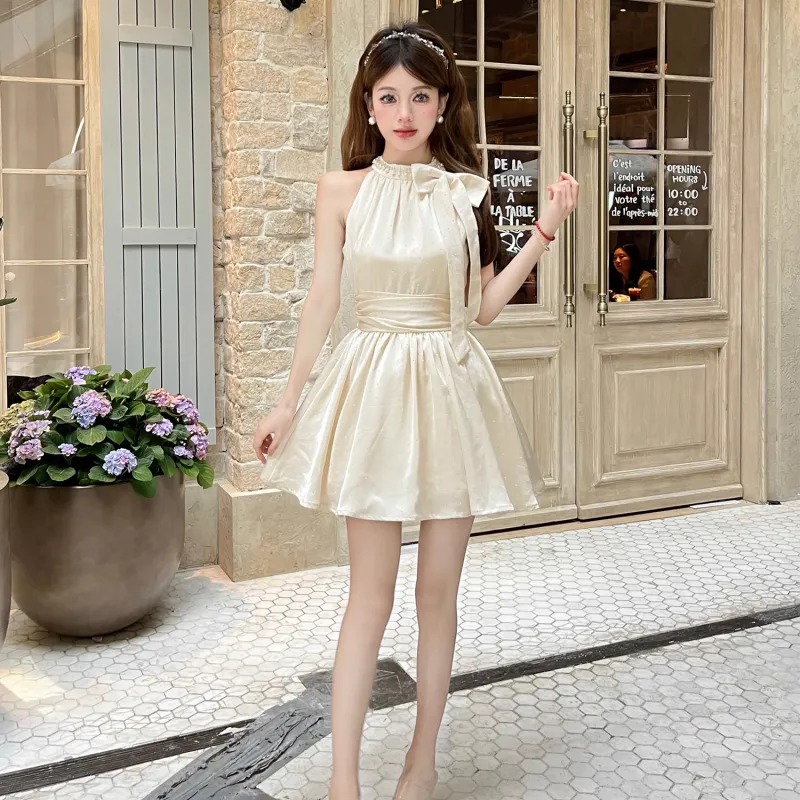 COMMA GIRL Sleeveless Dress Women's Apricot-6