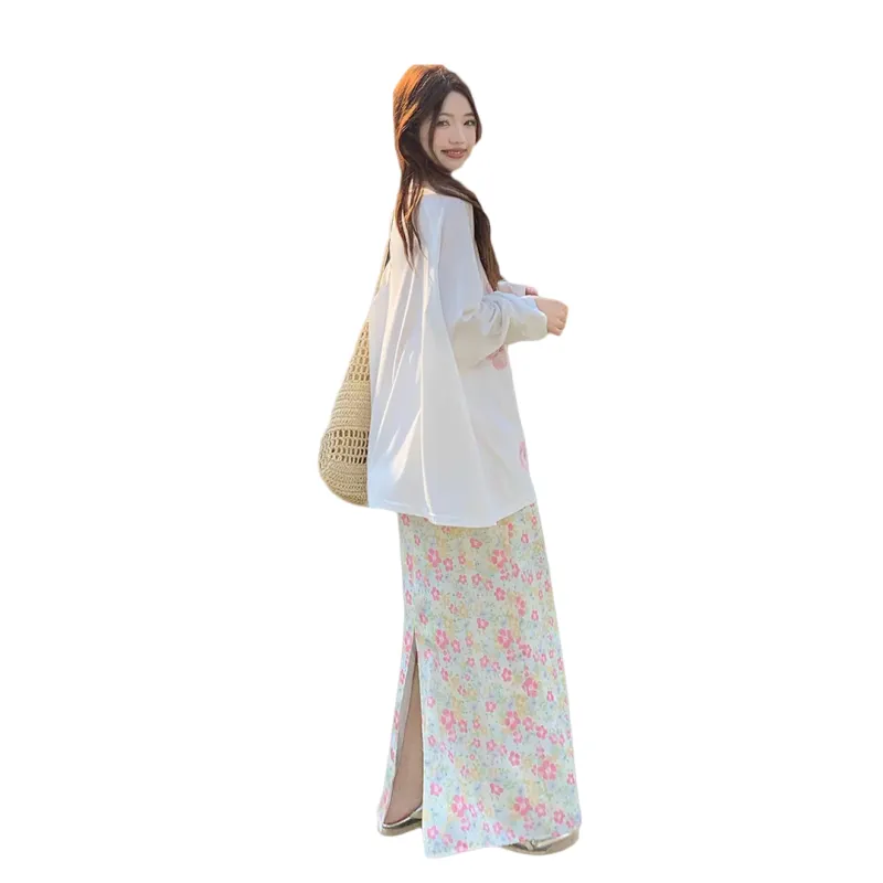 COMMA GIRL Two Piece Skirt Sets Women's-1