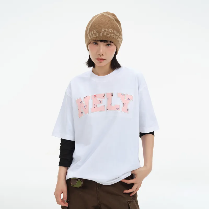 NELY Drop Shoulder Sleeve T Shirt Women's-11
