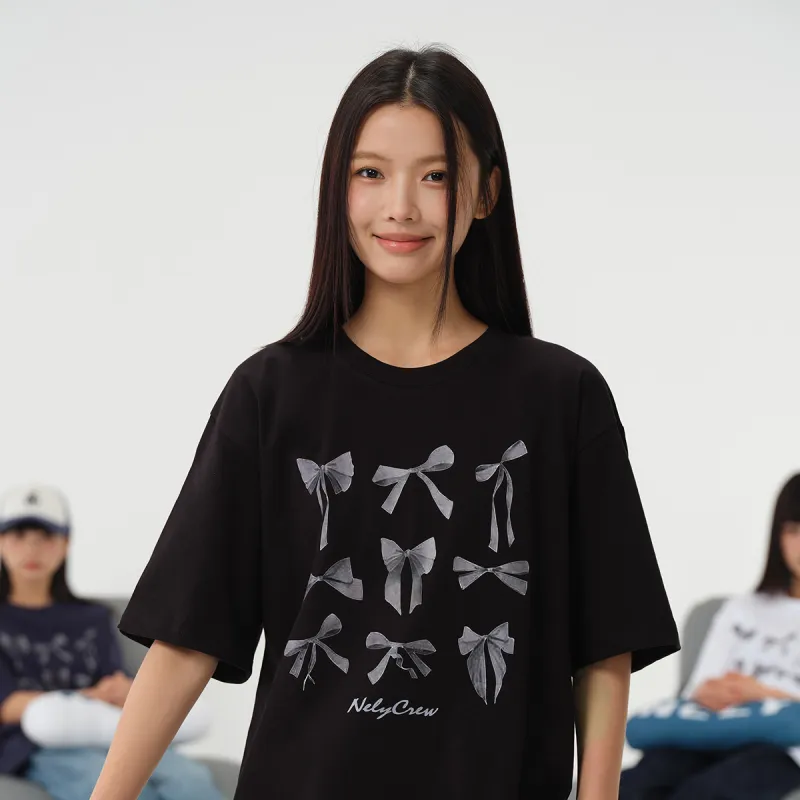 NELY Drop Shoulder Sleeve T Shirt Women's-2