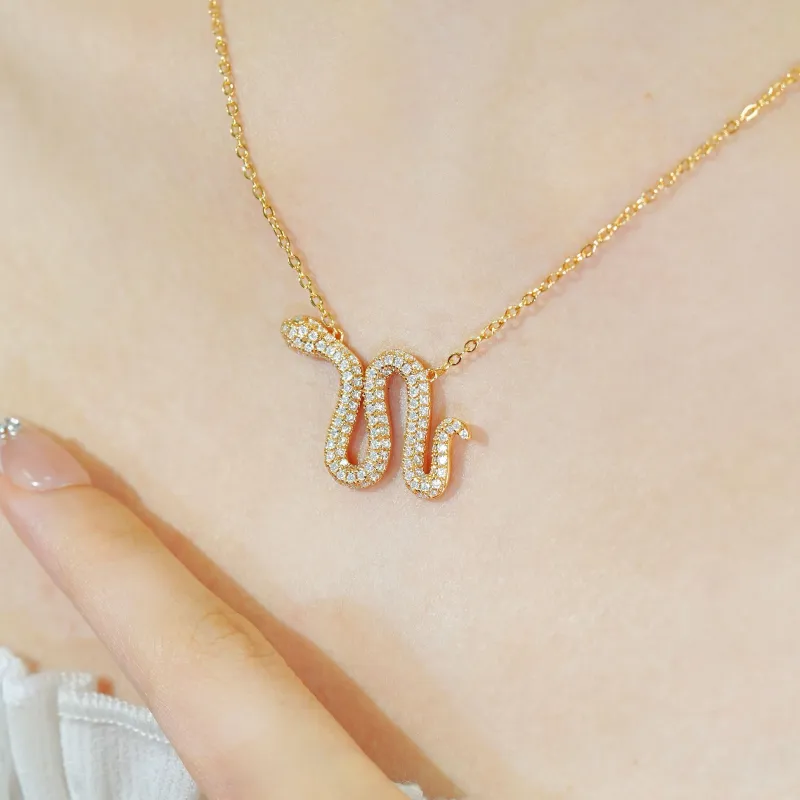 XINGLU 925 Sterling Silver Moissanite Collarbone Chain Women's-2