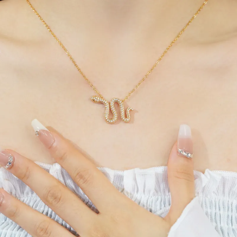 XINGLU 925 Sterling Silver Moissanite Collarbone Chain Women's-1