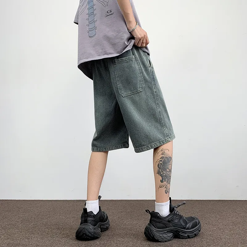 SIFLYTO Denim Shorts Unisex Blue-1