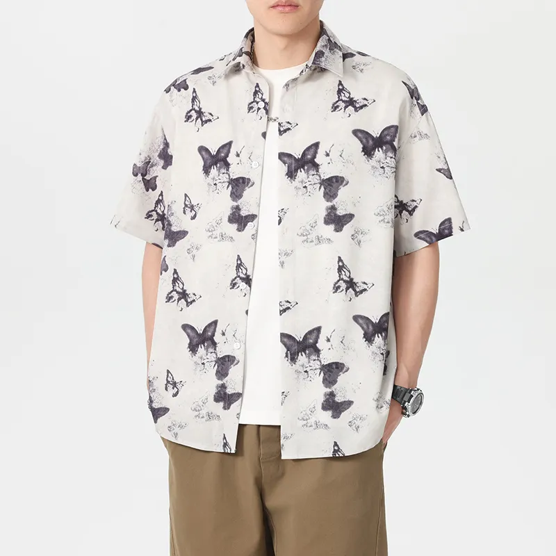 SIFLYTO Shirts Unisex Ink Butterfly Dancing Lightly-3