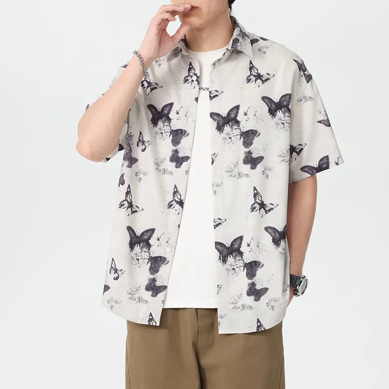 SIFLYTO Shirts Unisex Ink Butterfly Dancing Lightly-4