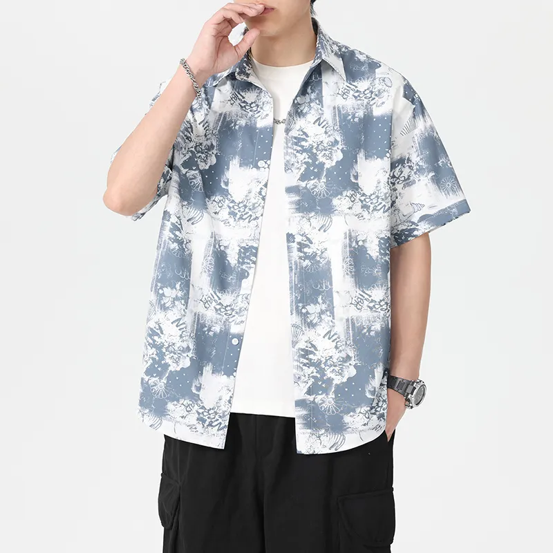 SIFLYTO Shirts Unisex Night Sea Ink Painting-2