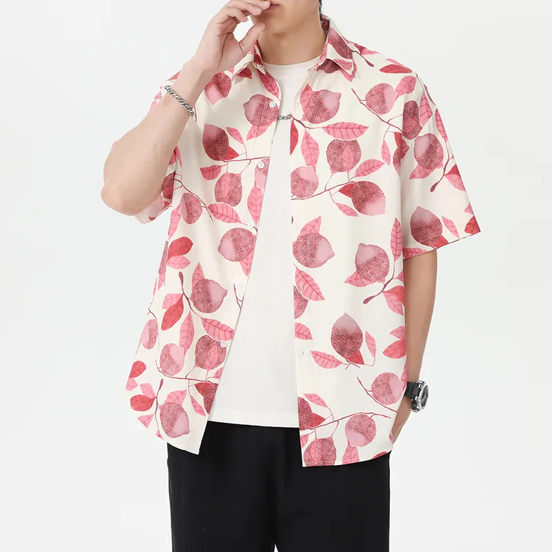 SIFLYTO Shirts Unisex Powdered Fruit & Leaf-3