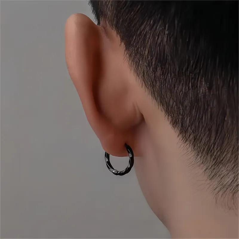 GELUTU Titanium Steel Earrings Unisex-6
