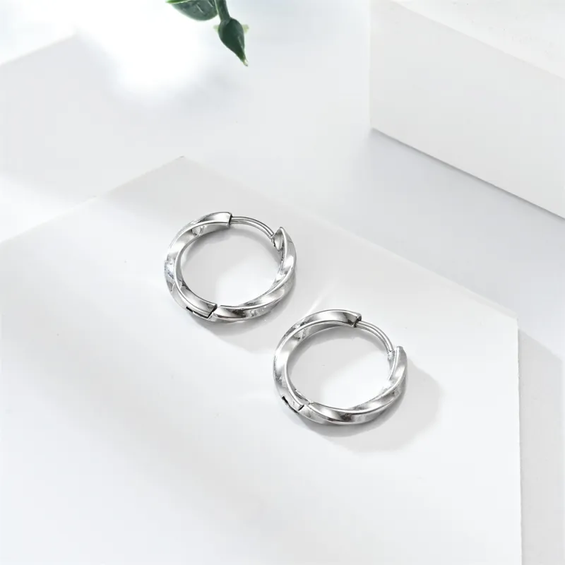 GELUTU Titanium Steel Earrings Unisex-1