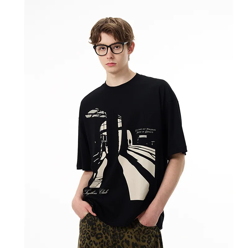 ULTRA QUATTRO T Shirts Unisex Black-2