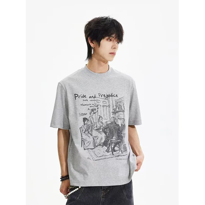 ULTRA QUATTRO T Shirts Unisex Gray-4