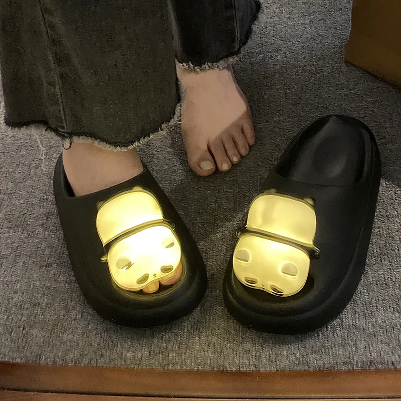 Ming Sheng Platform Single Strap Slippers-3