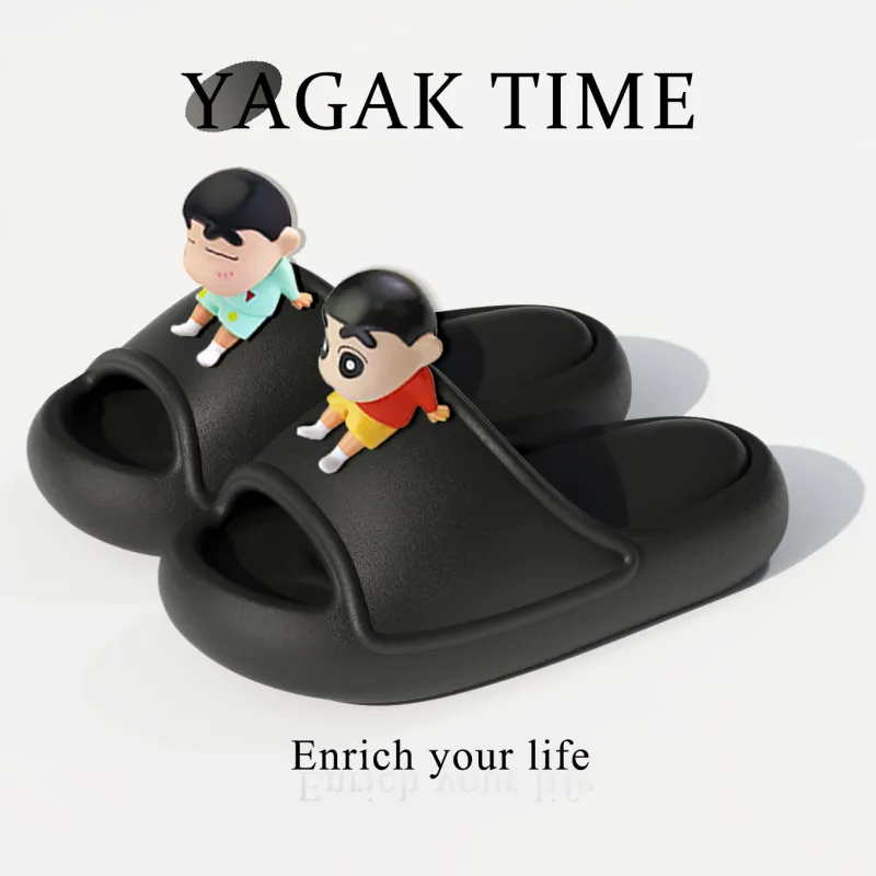 Ming Sheng EVA Material Couple's Indoor Slippers Home Trendy Versatile Squashy And Bouncy Feeling Slippers-2
