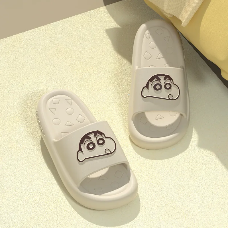 Ming Sheng Summer Platform Home Indoor Slip Resistant Squashy And Bouncy Feeling Cute Slippers-3