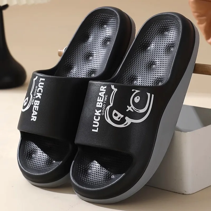 Ke Jiayi Platform Slippers For Dormitory & Indoor Home, Cute Outerwear, Slip Resistant, Odor Free, Cool Slippers-10