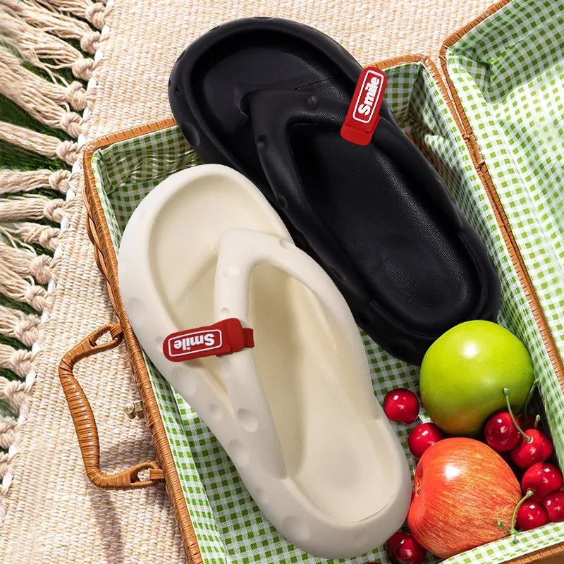 Ke Jiayi Flip Flops Women's Summer EVA Platform Solid Color Versatile Fashion Outerwear Seaside Sandal-2