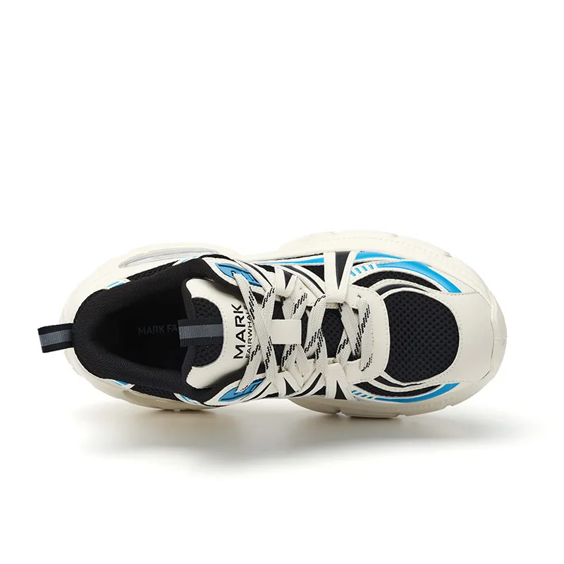 FAIRWHALE MaxFun Series Slip Resistant Lightweight Height Increasing Low Top Chunky Sneakers Unisex-15