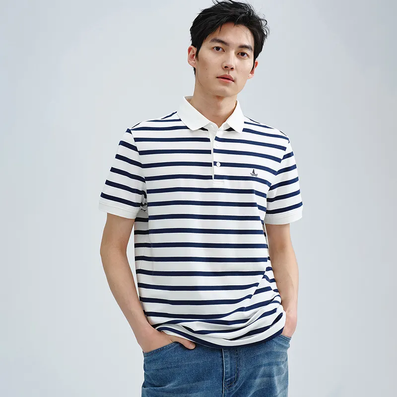 NAVIGARE Polo Shirt Men's Tech White Blue-2
