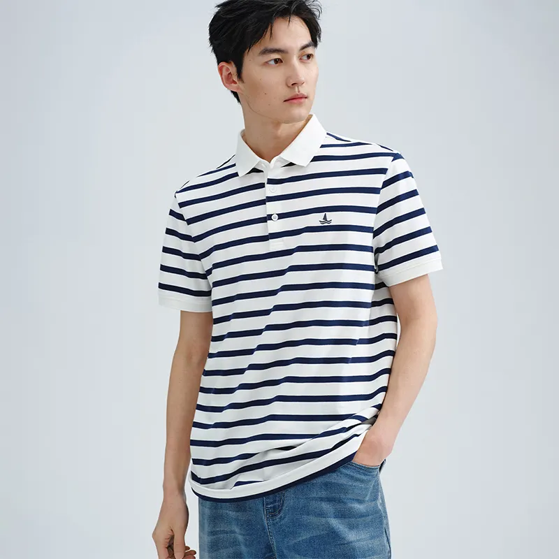 NAVIGARE Polo Shirt Men's Tech White Blue-4